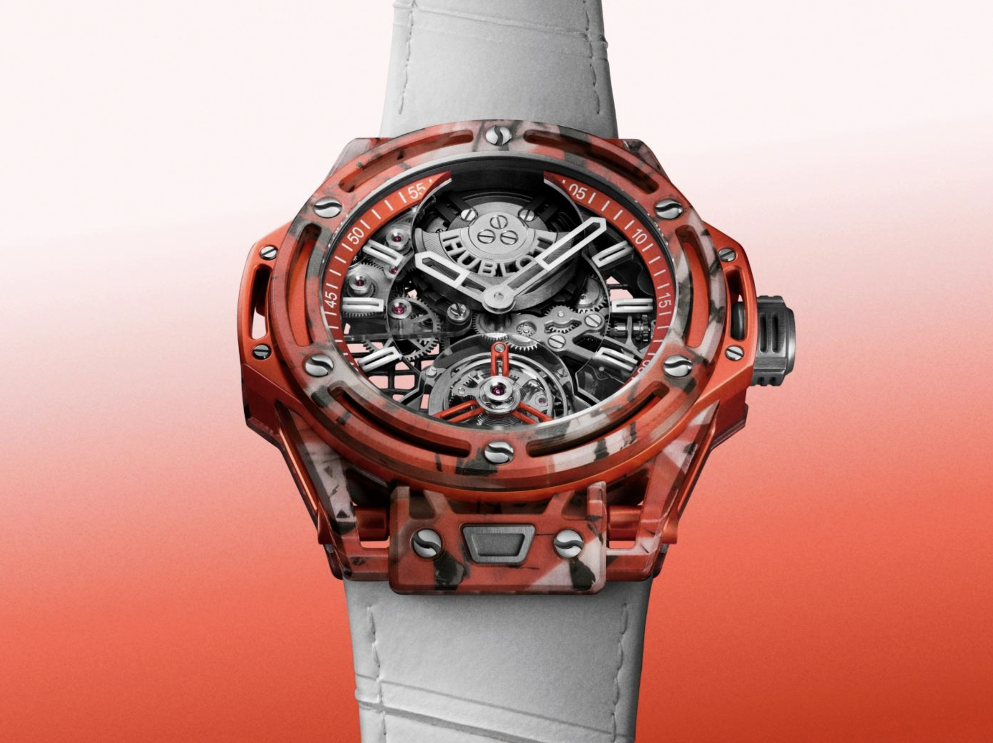 montre de tennis de novak djokovic, champion de tennis ambassadeur de hublot (lvmh)