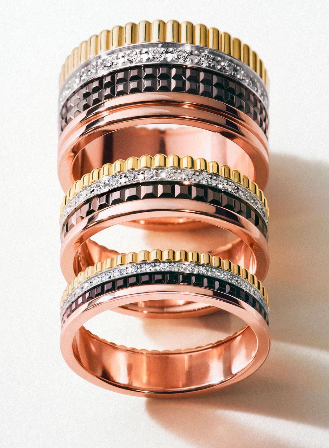 Avec sa nouvelle bague Quatre XS, Boucheron met le format mini au service du stacking