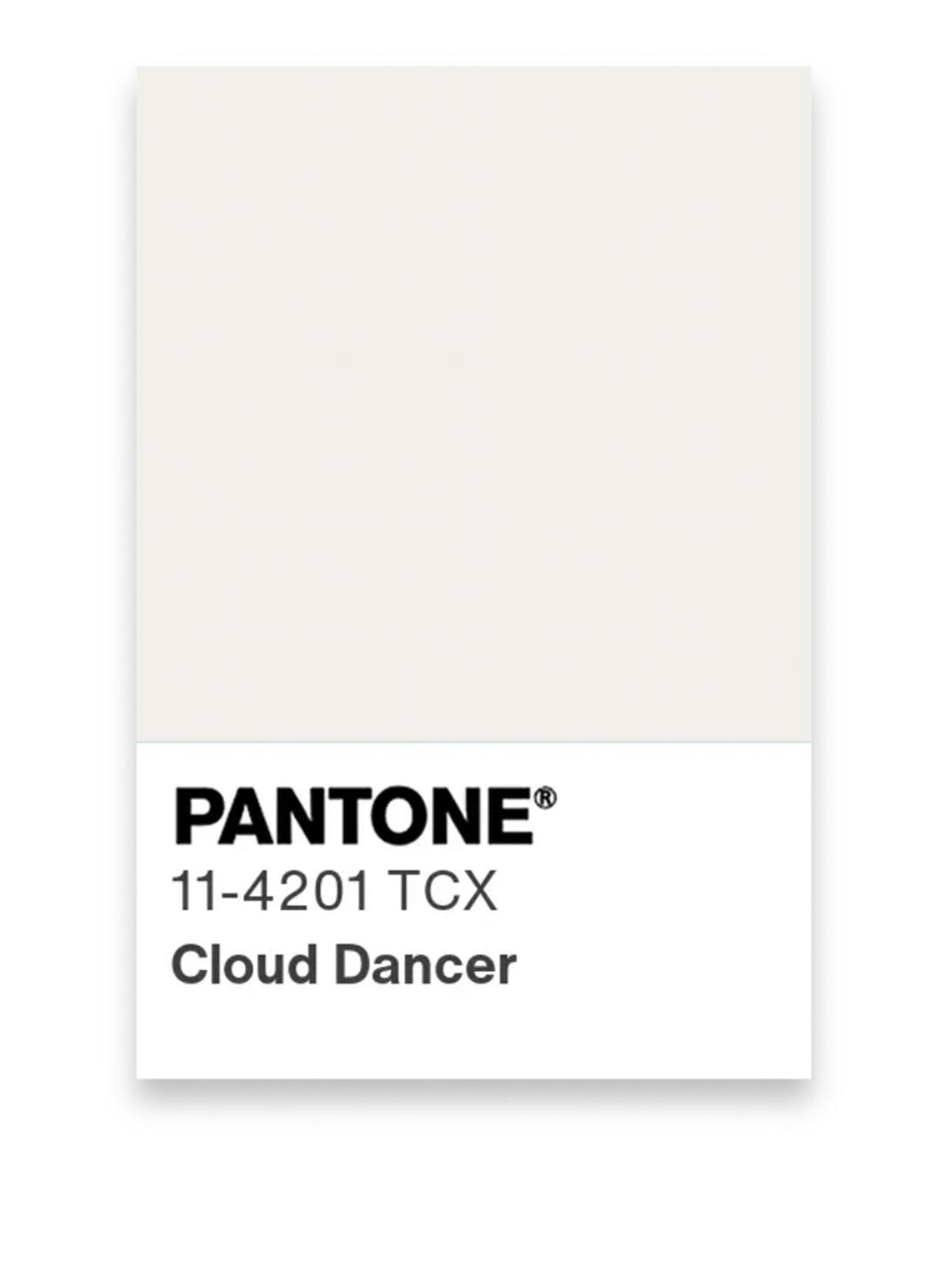 Le blanc Cloud Dancer de Pantone est la couleur de l'année 2026