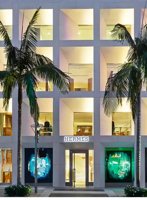 Hermès renforce son implantation à Beverly Hills en achetant plusieurs immeubles