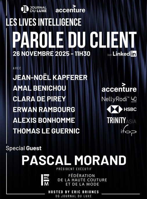 Live Intelligence spécial Voix du Client Luxe : RDV le 26 novembre