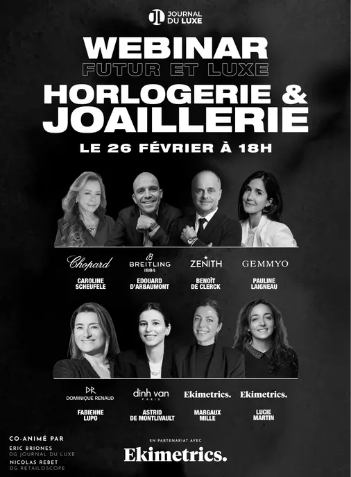 Webinar Futur & Luxe "Horlogerie & Joaillerie"