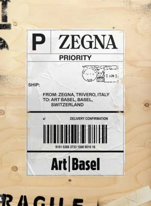 La maison Zegna renforce sa présence dans le monde artistique avec Art Basel
