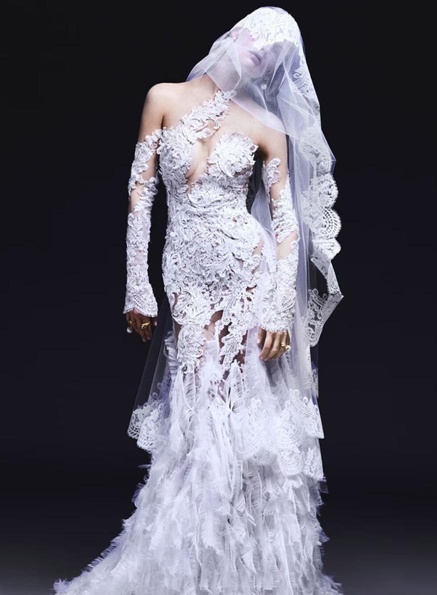 robe de mariée de la ligne Atelier Versace 2023, marque couture qui devrait être relancée