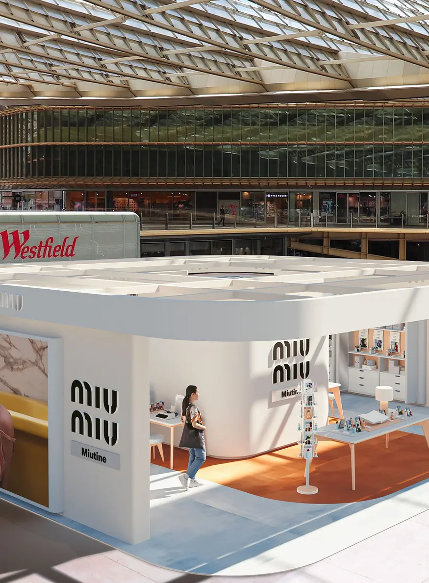 Miu Miu Beauty pop up à paris parfum goodies de luxe