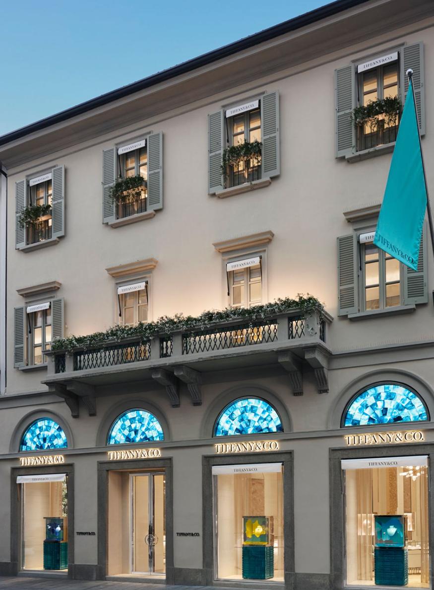 Lieu de tournage du diable s'habille en prada 2, boutique de tiffany & co à milan