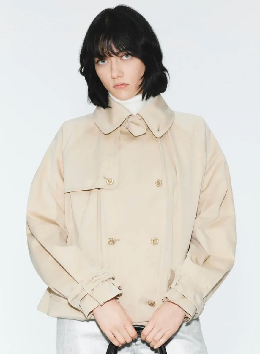 veste chanel logo pluie