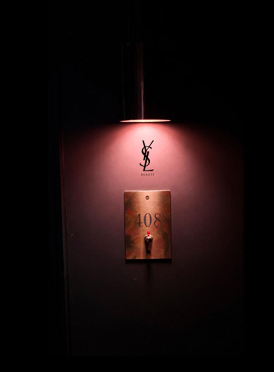 hotel lovenude d'yves saint laurent beauté pour présenter les nouveautés maquillage, du 27 au 29 mars 2026 à l'hôtel les bains à paris
