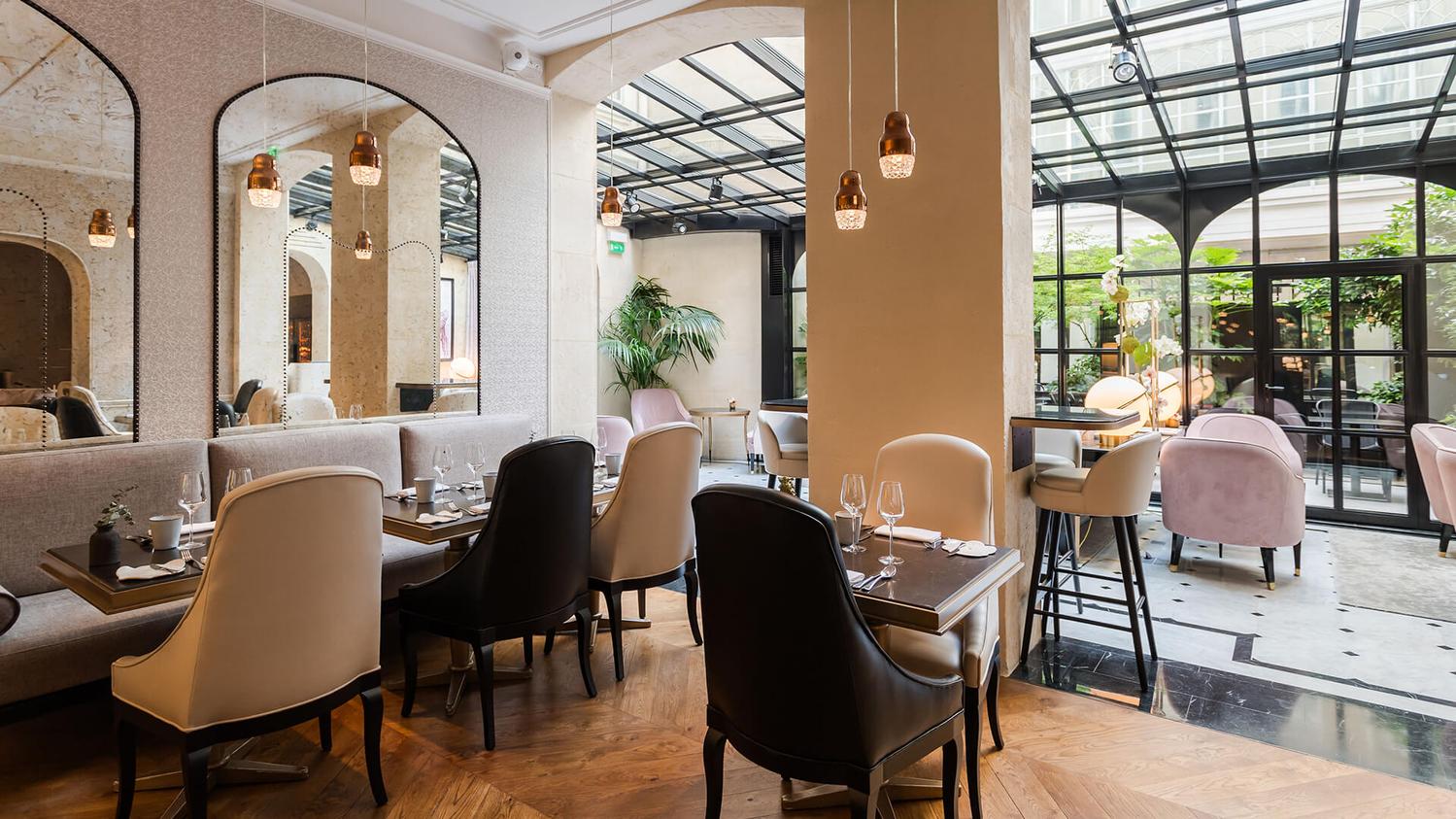 restaurant cléo narcisse blanc hotel JO 2024